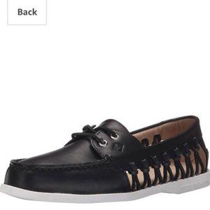 Sperry A/O Haven Boat Shoe 7.5 Black